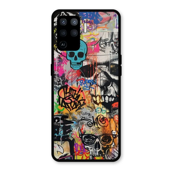Amazing Street Art Metal Back Case for Oppo F19 Pro