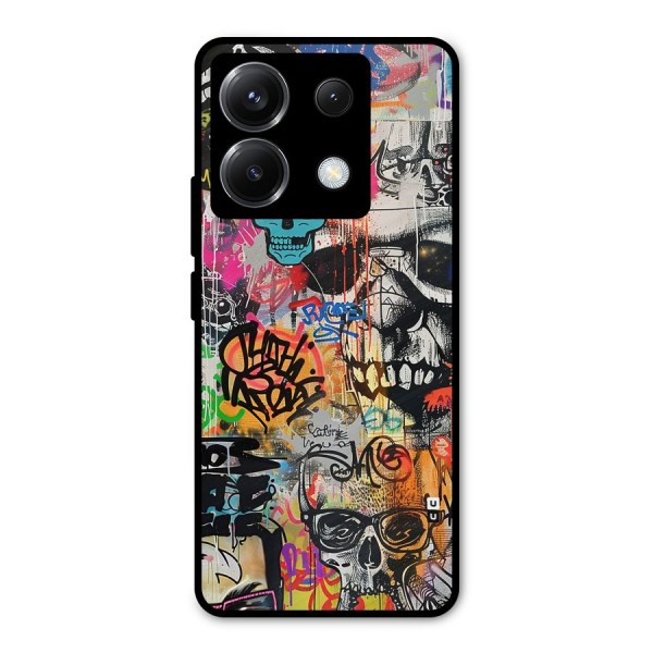 Amazing Street Art Metal Back Case for Poco X6