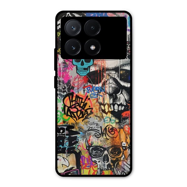Amazing Street Art Metal Back Case for Poco X6 Pro