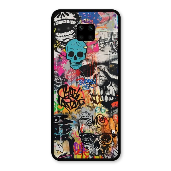 Amazing Street Art Metal Back Case for Redmi Note 9 Pro Max