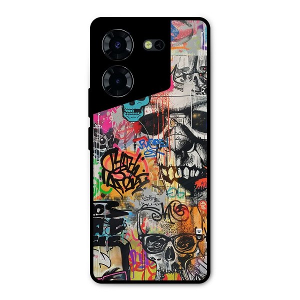 Amazing Street Art Metal Back Case for Tecno Pova 5 Pro 5G