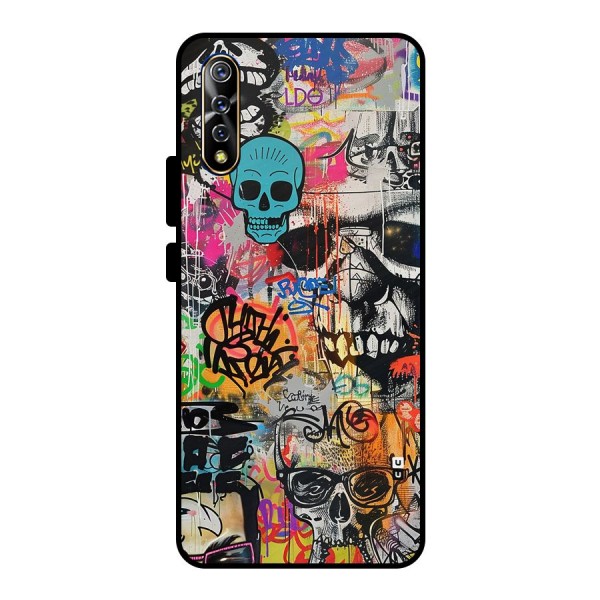Amazing Street Art Metal Back Case for Vivo S1
