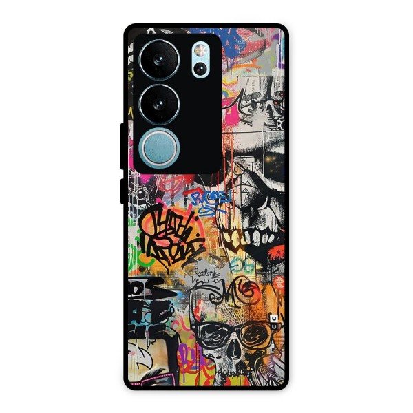 Amazing Street Art Metal Back Case for Vivo V29