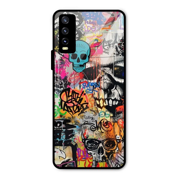 Amazing Street Art Metal Back Case for Vivo Y20i