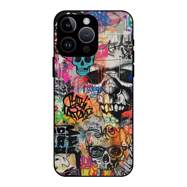 Amazing Street Art Metal Back Case for iPhone 14 Pro Max