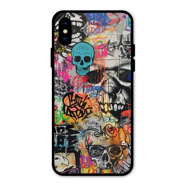 Amazing Street Art Metal Back Case for iPhone XS