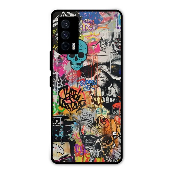 Amazing Street Art Metal Back Case for iQOO 7 5G
