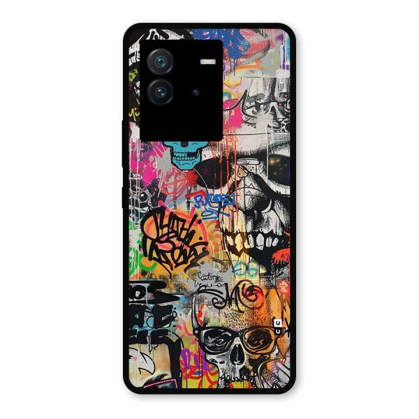 Amazing Street Art Metal Back Case for iQOO Neo 6 5G