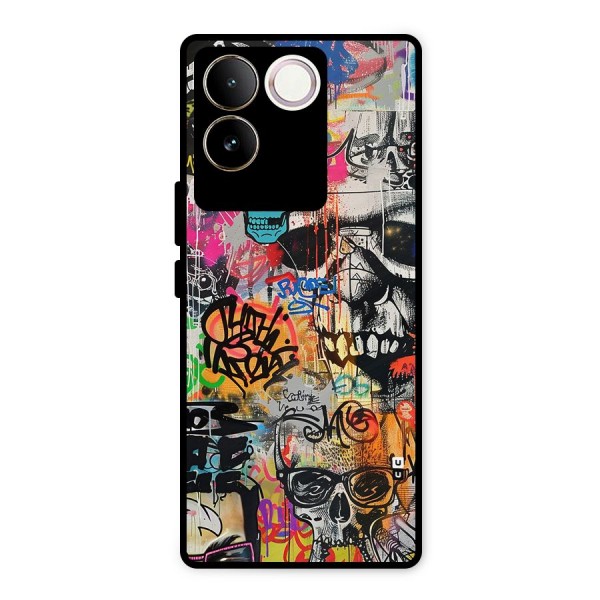 Amazing Street Art Metal Back Case for iQOO Z7 Pro