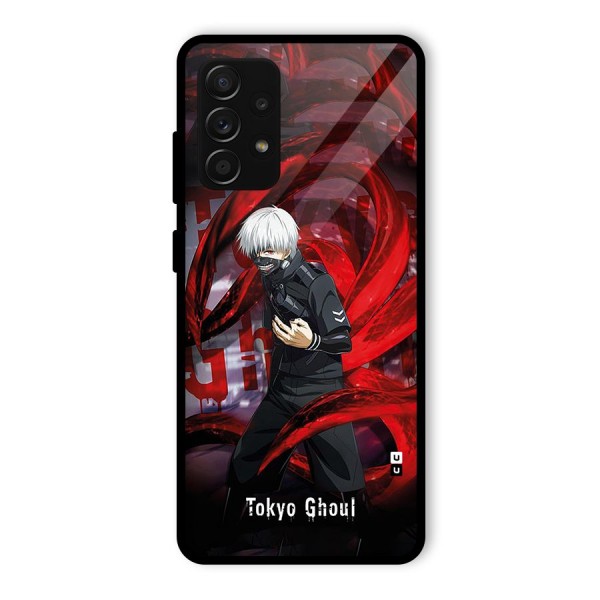 Amazing Tokyo Ghoul Glass Back Case for Galaxy A53 5G