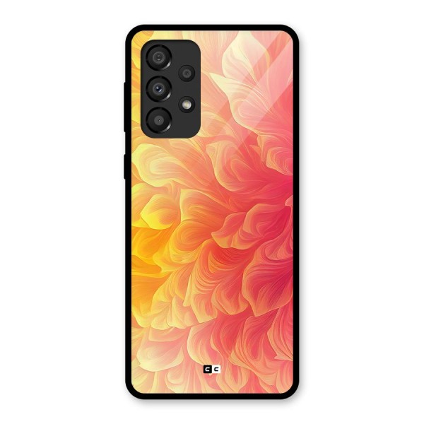 Amazing Vibrant Pattern Glass Back Case for Galaxy A33 5G