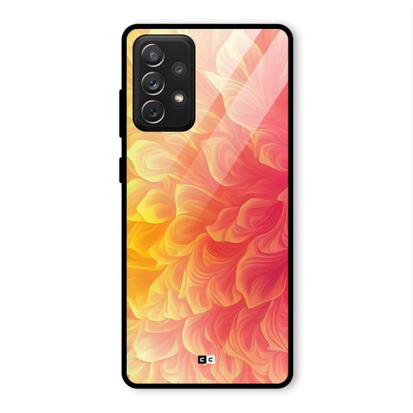 Amazing Vibrant Pattern Glass Back Case for Galaxy A72