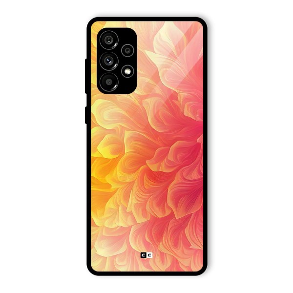 Amazing Vibrant Pattern Glass Back Case for Galaxy A73 5G