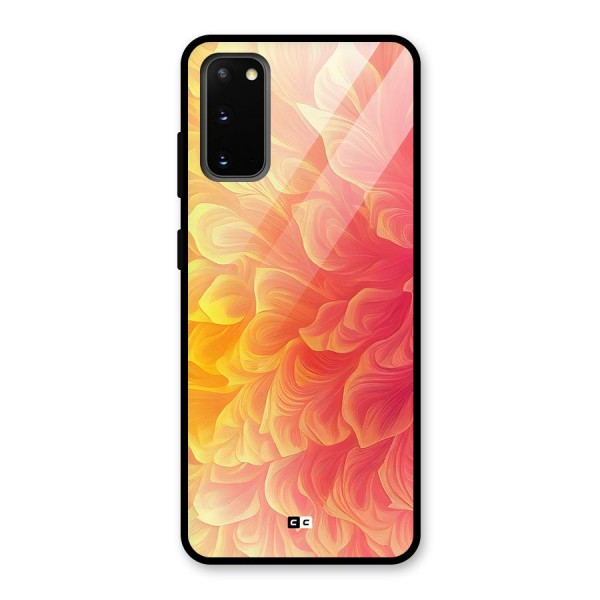 Amazing Vibrant Pattern Glass Back Case for Galaxy S20