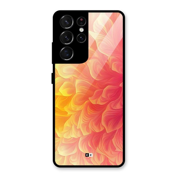Amazing Vibrant Pattern Glass Back Case for Galaxy S21 Ultra 5G