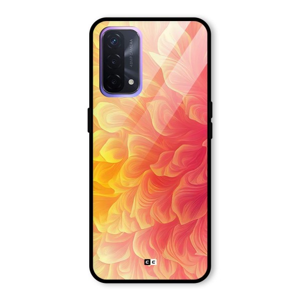 Amazing Vibrant Pattern Glass Back Case for Oppo A74 5G