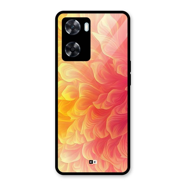 Amazing Vibrant Pattern Glass Back Case for Oppo A77