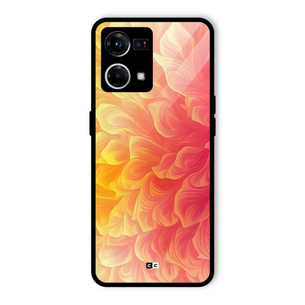 Amazing Vibrant Pattern Glass Back Case for Oppo F21s Pro 4G