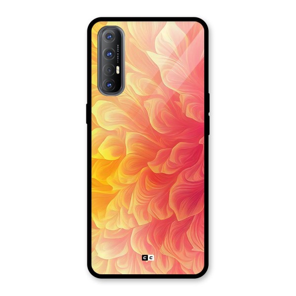 Amazing Vibrant Pattern Glass Back Case for Oppo Reno3 Pro