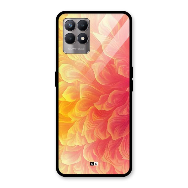 Amazing Vibrant Pattern Glass Back Case for Realme 8i