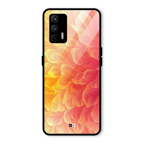 Amazing Vibrant Pattern Glass Back Case for Realme X7 Max