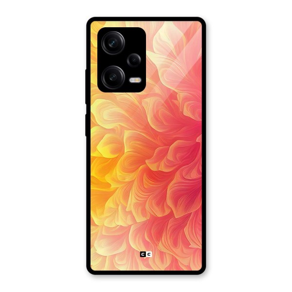 Amazing Vibrant Pattern Glass Back Case for Redmi Note 12 Pro