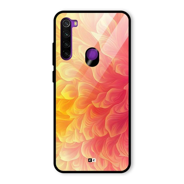 Amazing Vibrant Pattern Glass Back Case for Redmi Note 8