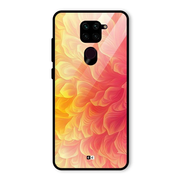 Amazing Vibrant Pattern Glass Back Case for Redmi Note 9