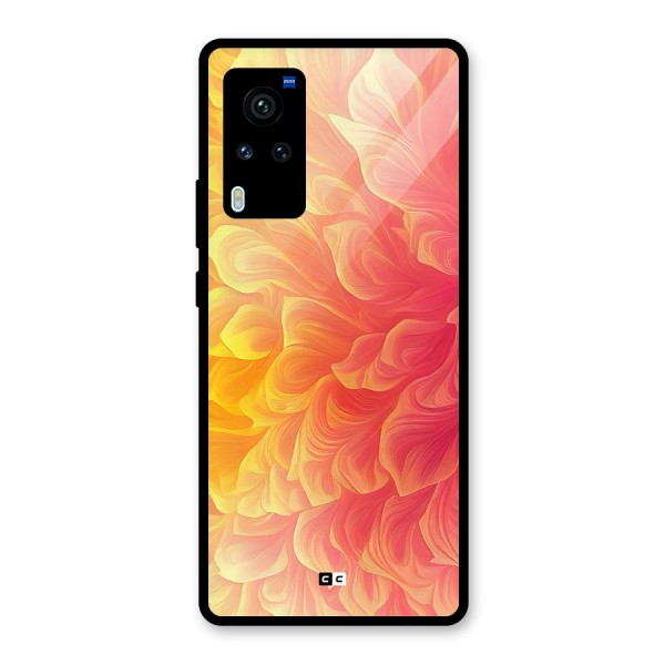 Amazing Vibrant Pattern Glass Back Case for Vivo X60 Pro