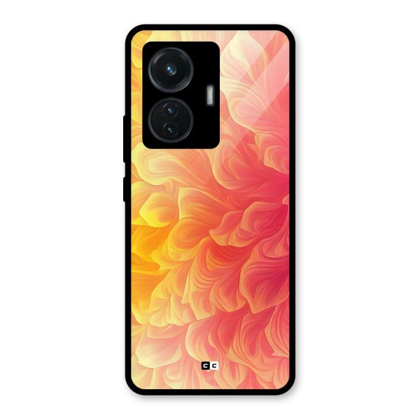 Amazing Vibrant Pattern Glass Back Case for iQOO Z6 44W