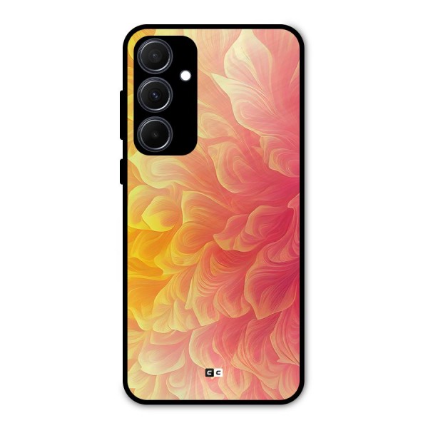 Amazing Vibrant Pattern Metal Back Case for Galaxy A35