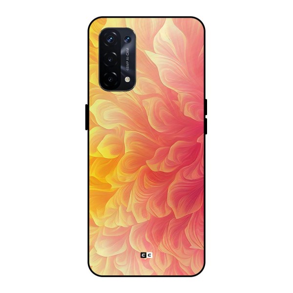 Amazing Vibrant Pattern Metal Back Case for Oppo A74 5G