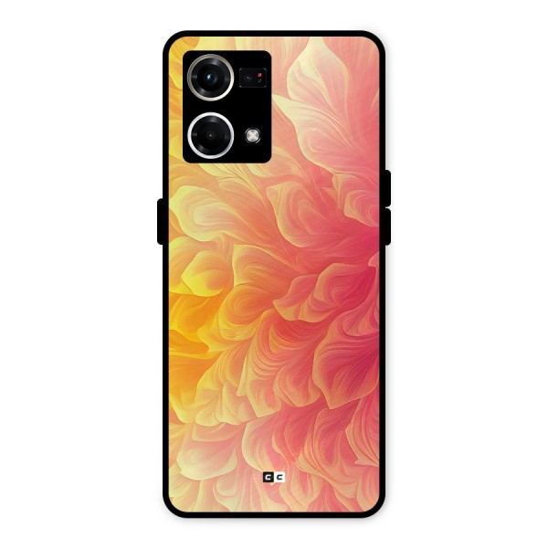Amazing Vibrant Pattern Metal Back Case for Oppo F21 Pro 4G