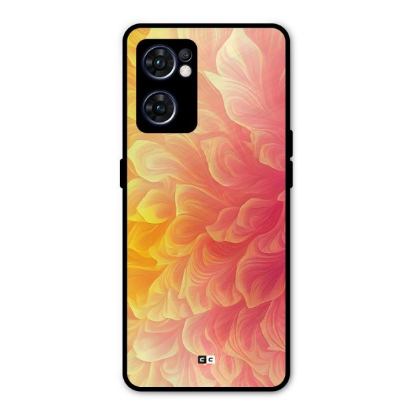 Amazing Vibrant Pattern Metal Back Case for Oppo Reno7 5G