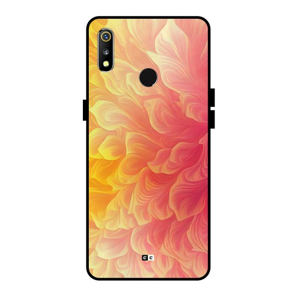 Amazing Vibrant Pattern Metal Back Case for Realme 3