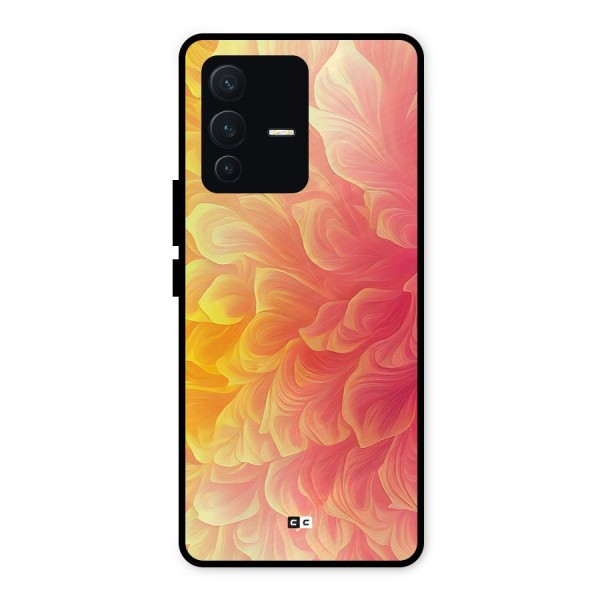 Amazing Vibrant Pattern Metal Back Case for Vivo V23 5G