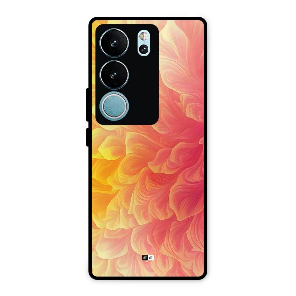 Amazing Vibrant Pattern Metal Back Case for Vivo V29