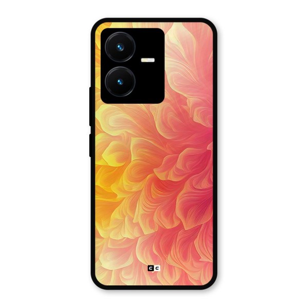 Amazing Vibrant Pattern Metal Back Case for Vivo Y22
