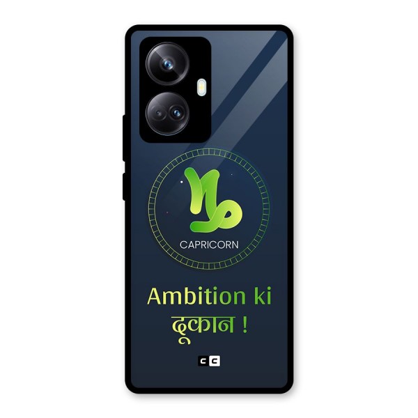 Ambitious Capricorn Glass Back Case for Realme 10 Pro Plus