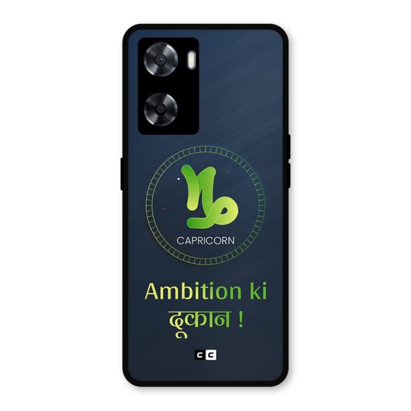 Ambitious Capricorn Metal Back Case for Oppo A77