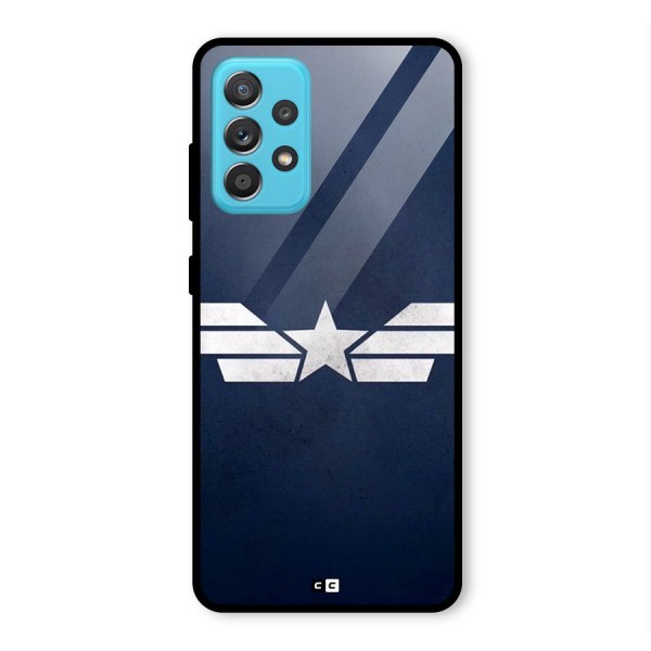 American Shield Glass Back Case for Galaxy A52