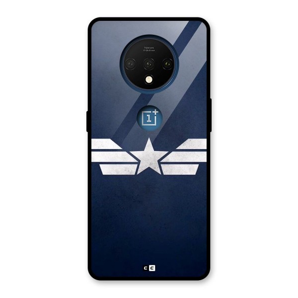 American Shield Glass Back Case for OnePlus 7T