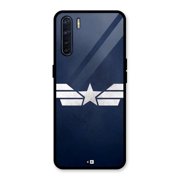 American Shield Glass Back Case for Oppo F15