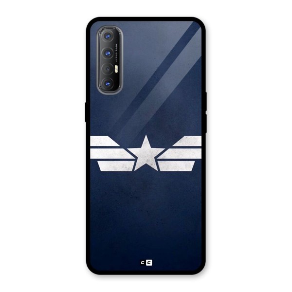 American Shield Glass Back Case for Oppo Reno3 Pro