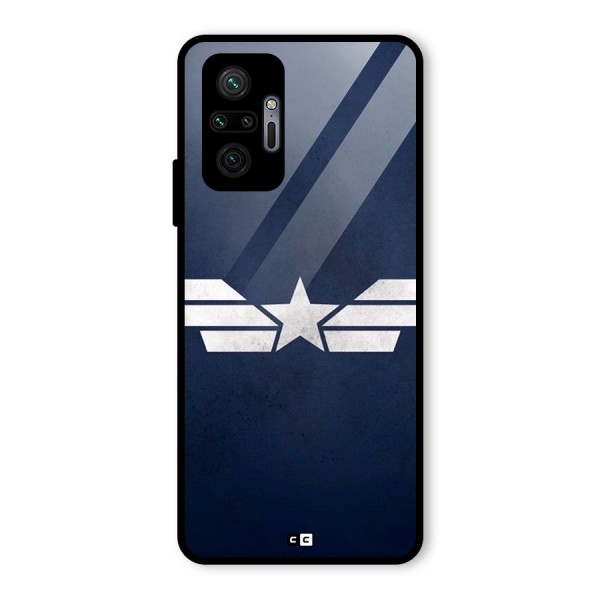 American Shield Glass Back Case for Redmi Note 10 Pro Max