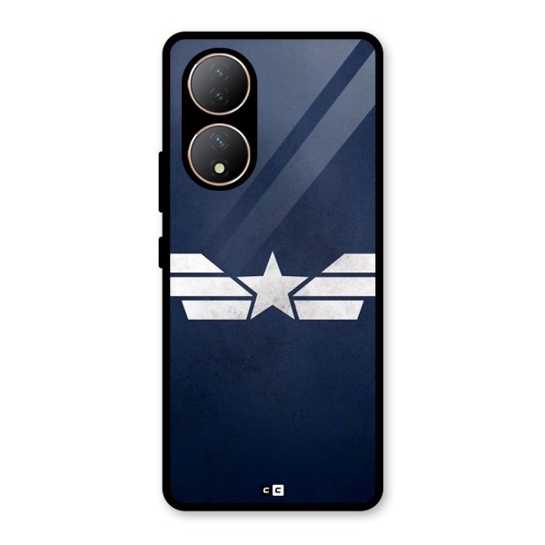 American Shield Glass Back Case for Vivo Y100A