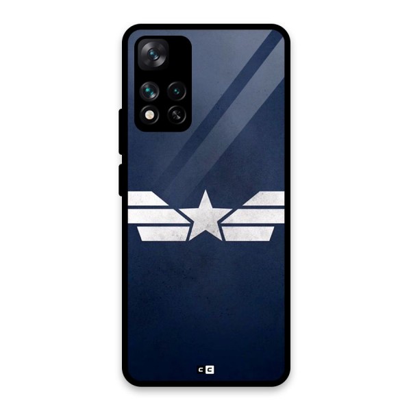 American Shield Glass Back Case for Xiaomi 11i 5G