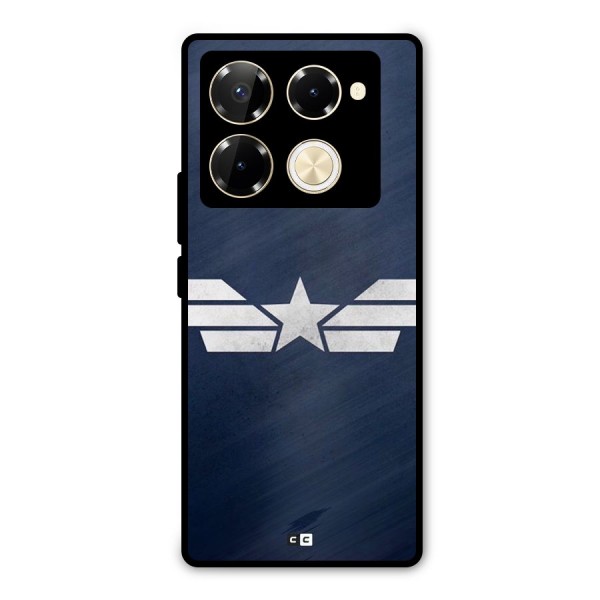 American Shield Metal Back Case for Infinix Note 40 Pro Plus