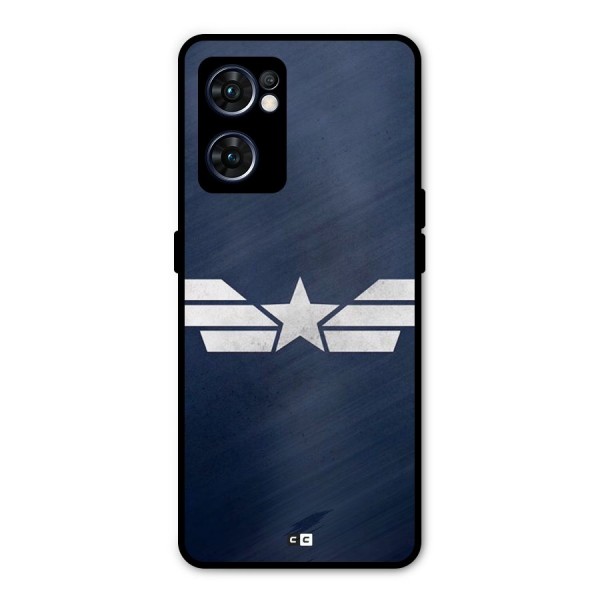 American Shield Metal Back Case for Oppo Reno7 5G