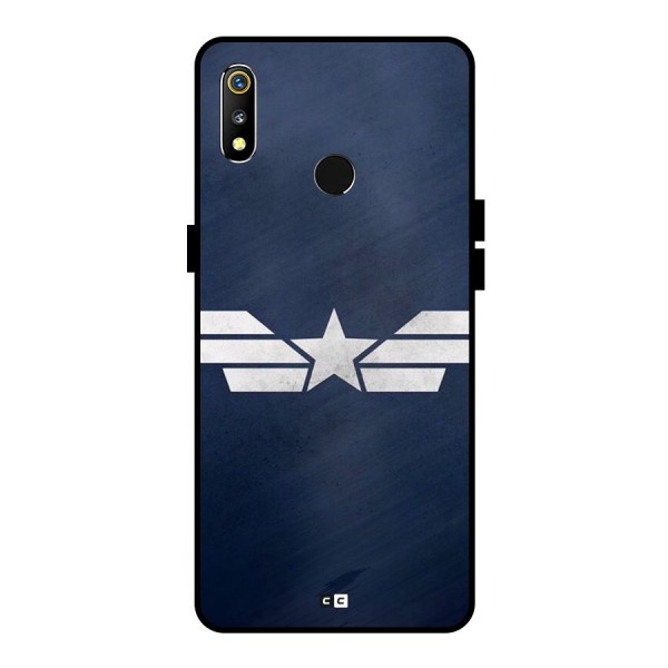 American Shield Metal Back Case for Realme 3
